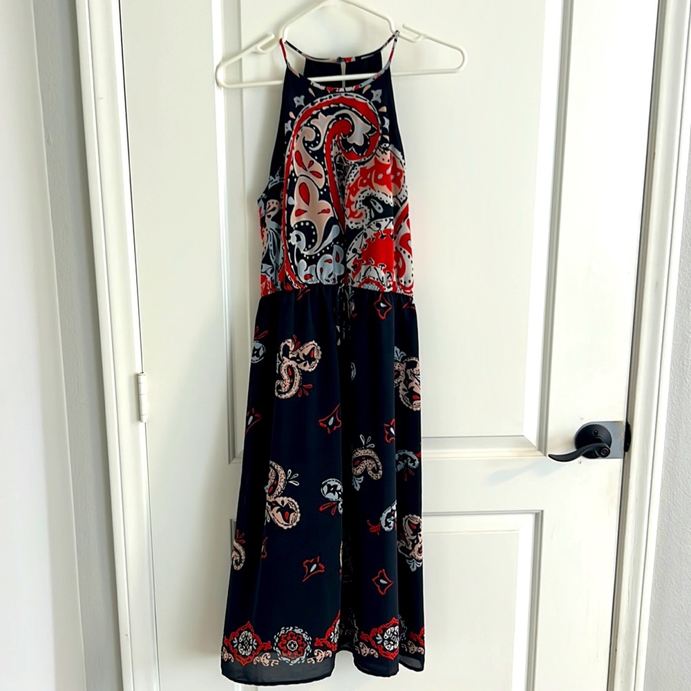 LOFT halter dress, fully lined, size small